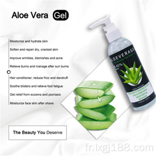 Gel 100% naturel bio de vente chaude pour le visage